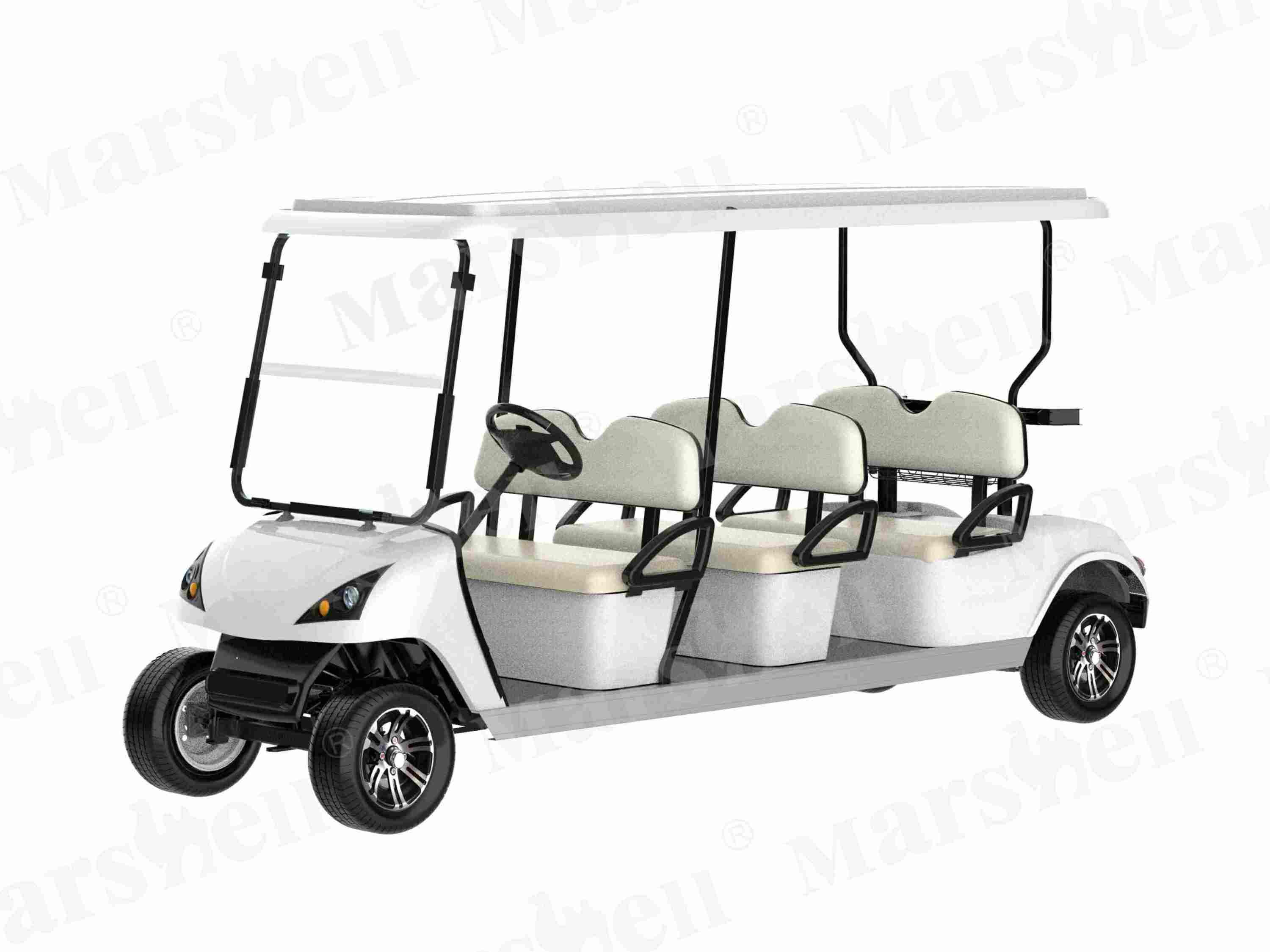 六座電動高爾夫球車